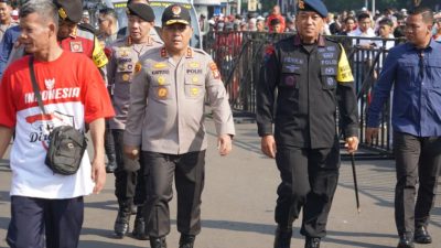 Satbrimob Polda Metro Jaya Laksanakan Pengamanan Skala Besar Dalam Rangkaian Peringatan HUT ke-80 RI.