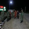 Koramil 07/Bosar Maligas Gelar Patroli Siskamling Bersama Warga dan Komduk untuk Tingkatkan Keamanan Wilayah.