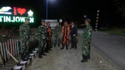 Koramil 07/Bosar Maligas Gelar Patroli Siskamling Bersama Warga dan Komduk untuk Tingkatkan Keamanan Wilayah.